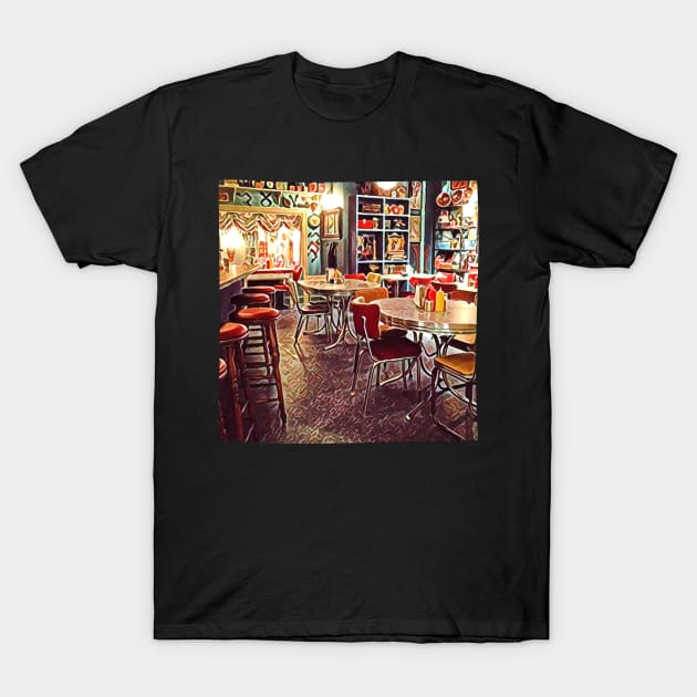 Small Town Diner VI T-Shirt by Fenay-Designs